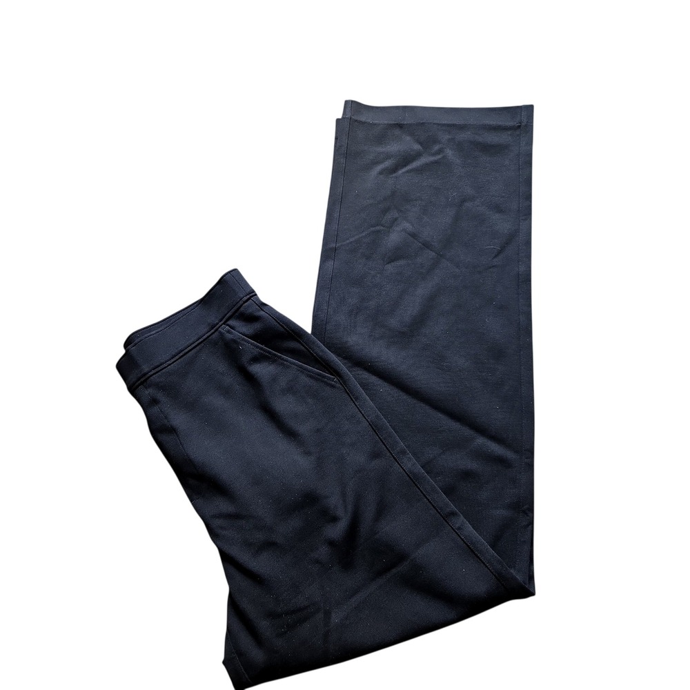 Popilush Black Wide Leg Shapewear Trousers High Waisted Dress Pants S NEW‎ - Picture 10 of 14